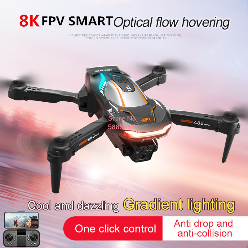 Outdoor Lighting Remote Control - โดรนถ่ายภาพทางอากาศ 8K ระบบ Optical Flow Positioning