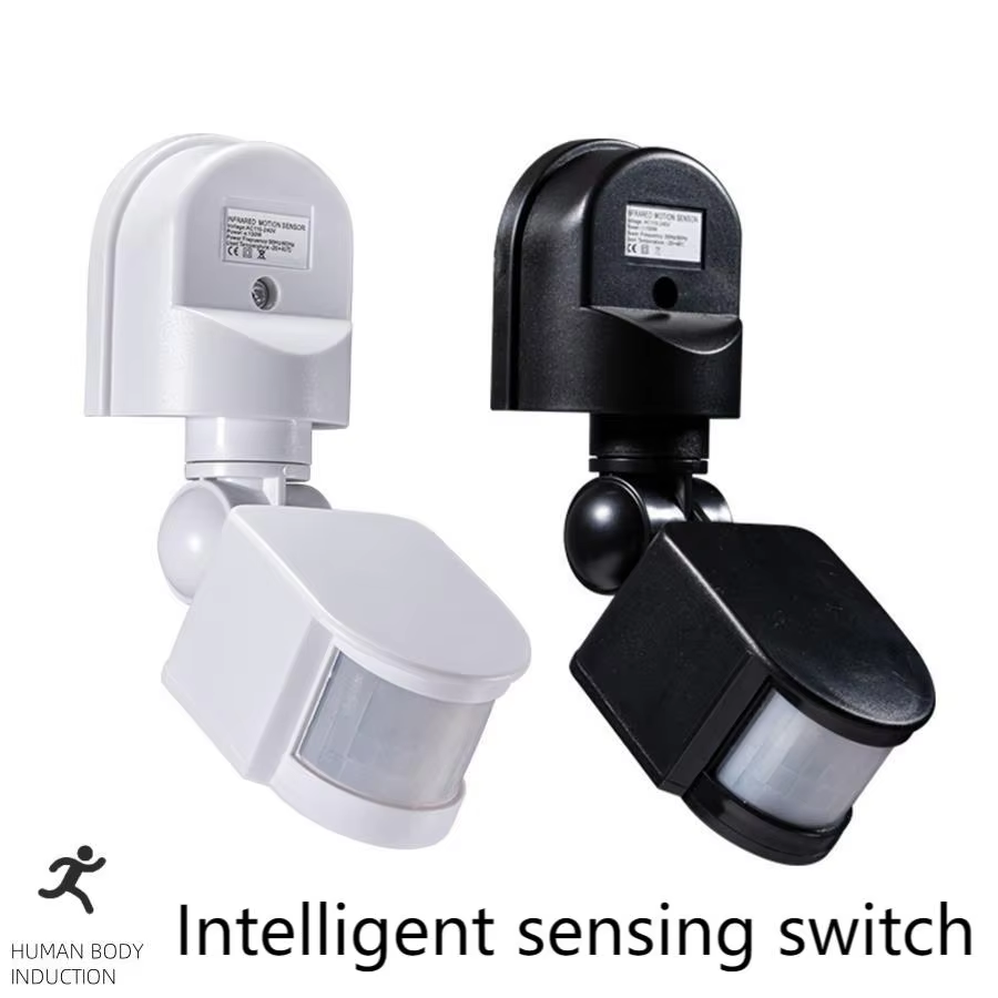 Outdoor Lighting Timer Switch - 110-240V PIR Motion Sensor 12V อัตโนมัติเซ็นเซอร์แสงอินฟราเรดเครื่องตรวจจับการเคลื่อนไหวกลางแจ้งสวิตช์ไฟ