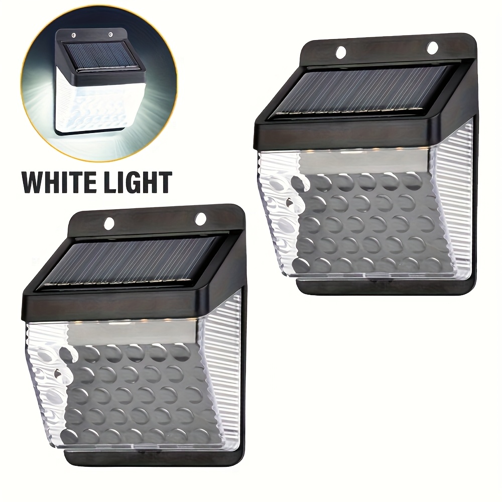 Outdoor Lighting Unit - ไฟ LED พลังงานแสงอาทิตย์ พร้อมเซ็นเซอร์ตรวจจับความเคลื่อนไหว PIR สำหรับติดผนัง