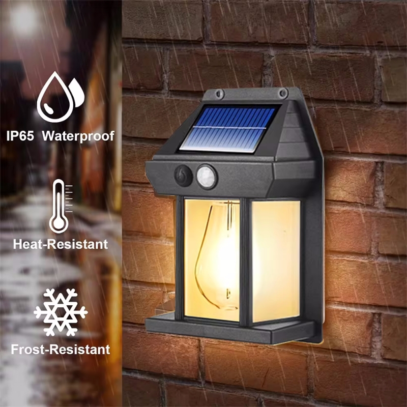 Outdoor Lighting Driveway - หลอดไฟทังสเตนสำหรับตกแต่งสวนเครื่องซักผ้าผนังเรืองแสงสำหรับไฟประดับรั้วทางเดินแสงแดดกลางแจ้งโคมไฟติดผนังพลังงานแสงอาทิตย์
