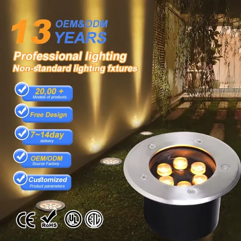 Outdoor Lighting Driveway - ไฟ LED กันน้ำ IP67 สำหรับฝังดิน 12V
