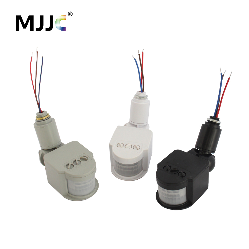 Outdoor Lighting Timer Switch - Motion Sensor 220V 12V Motion DetectorอินฟราเรดอัตโนมัติPIR