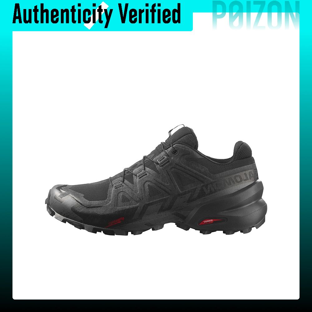 Salomon Shoes Speedcross 6 - รองเท้าวิ่งเทรล SALOMON Speedcross 6 สำหรับผู้ชาย สีดำ