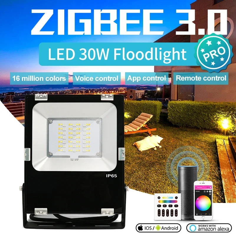 Outdoor Lighting Zigbee - GLEDOPTO Zigbee 3.0 น้ําท่วม 30W Pro