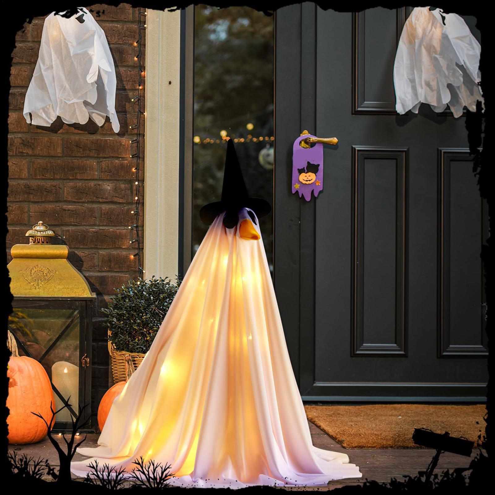 Outdoor Lighting Driveway - ชุดห่านประดับไฟสำหรับตกแต่งเฉลียง ชุดผีสุดหลอนสำหรับฤดูใบไม้ร่วง ชุดห่านขนาด 23 นิ้ว สำหรับตกแต่งสวน