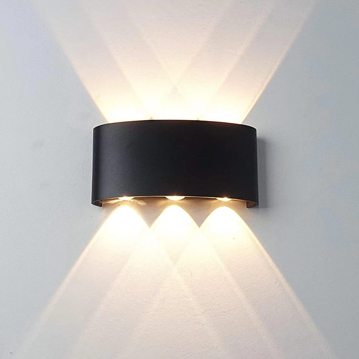 Outdoor Lighting Hardwired - โคมไฟติดผนัง LED, โคมไฟติดผนังพลาสติกกันน้ำกลางแจ้งสำหรับโรงแรม ทางเดิน ห้องโถง ห้องนั่งเล่น