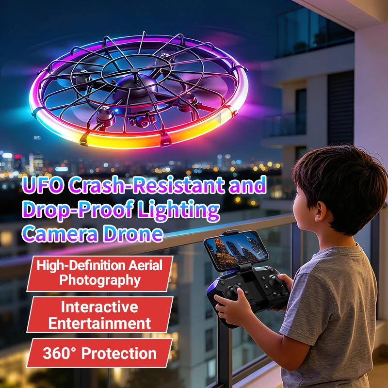 Outdoor Lighting Remote Control - โดรน JJRC H145 UFO RC พร้อมเลนส์คู่