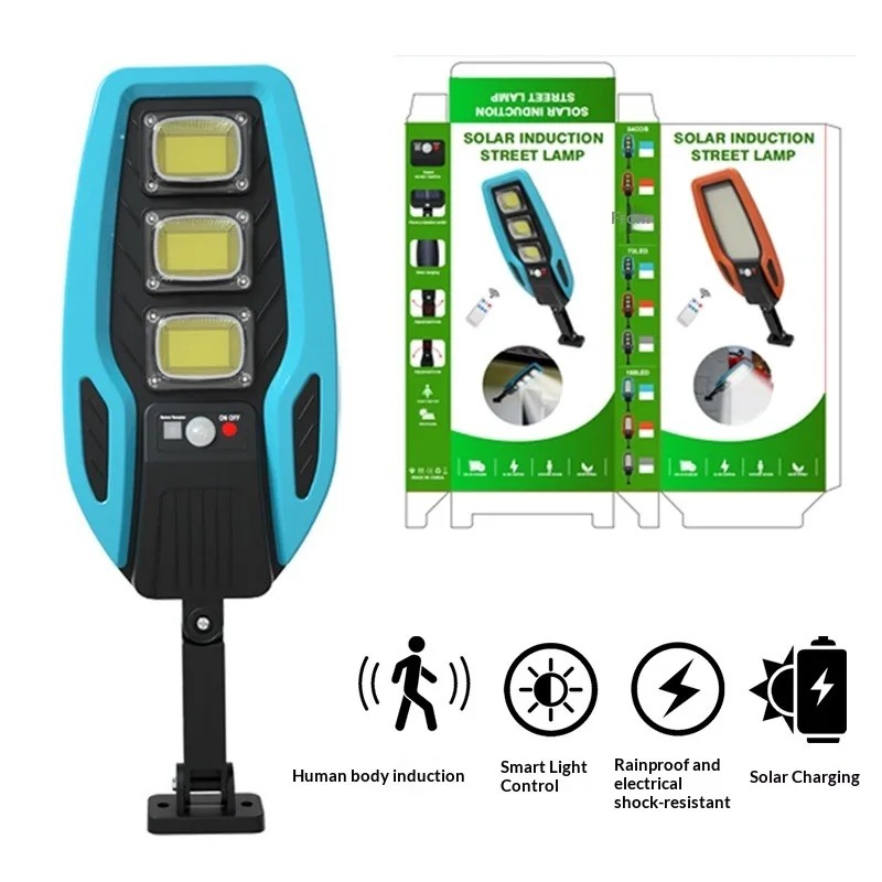 Outdoor Lighting Remote Control - ไฟ LED พลังงานแสงอาทิตย์สำหรับสวนกลางแจ้ง ไฟถนนพร้อมเซ็นเซอร์ตรวจจับความเคลื่อนไหวและรีโมทคอนโทรล ไฟติดผนังกันน้ำสำหรับโรงรถ ไฟส่องสว่าง
