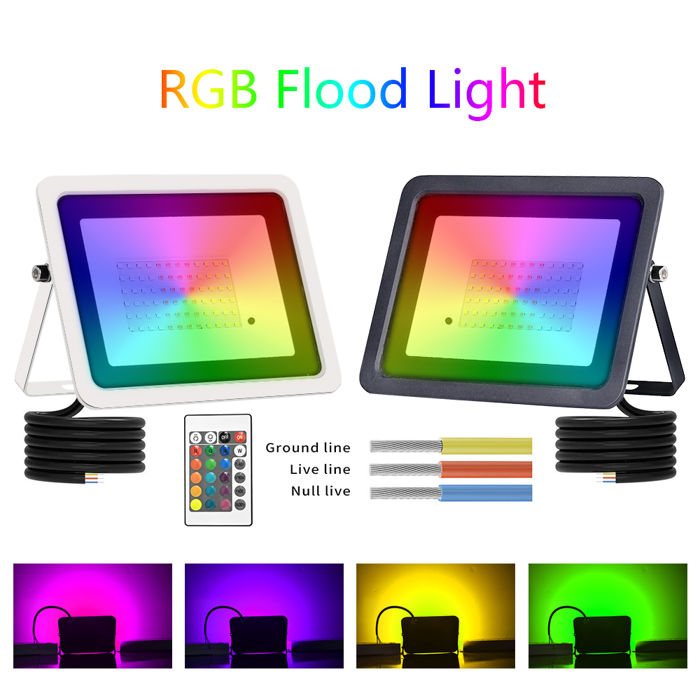 Outdoor Lighting Zigbee - LED RGB น้ําท่วม 20W 30W 50W