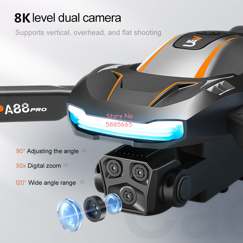 โดรนถ่ายภาพทางอากาศ 8K ระบบ Op - Outdoor Lighting Remote Control บทวิจารณ์และราคา