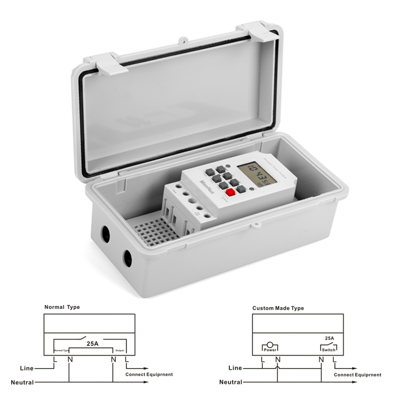 ManHua 220VAC 30A MT316SE-B Ra - Outdoor Lighting Timer Switch บทวิจารณ์และราคา