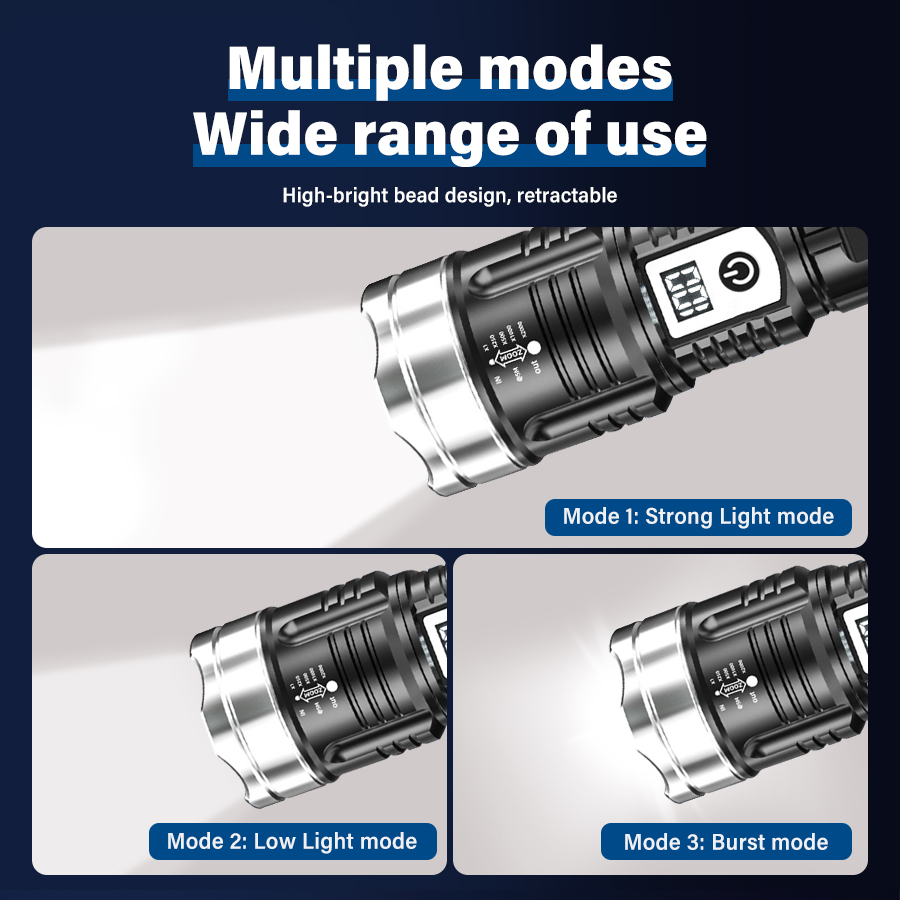 ไฟฉาย LED กำลังสูง 200000LM แบ - Outdoor Lighting Unit บทวิจารณ์และราคา