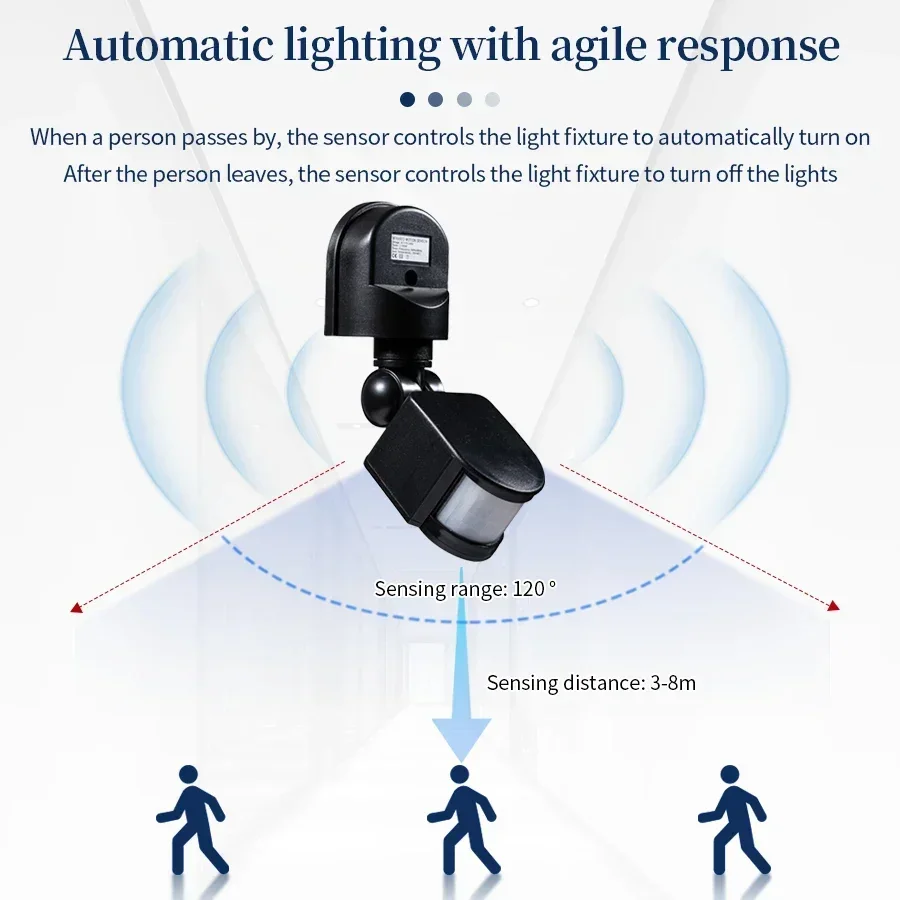 110-240V PIR Motion Sensor 12V - Outdoor Lighting Timer Switch บทวิจารณ์และราคา