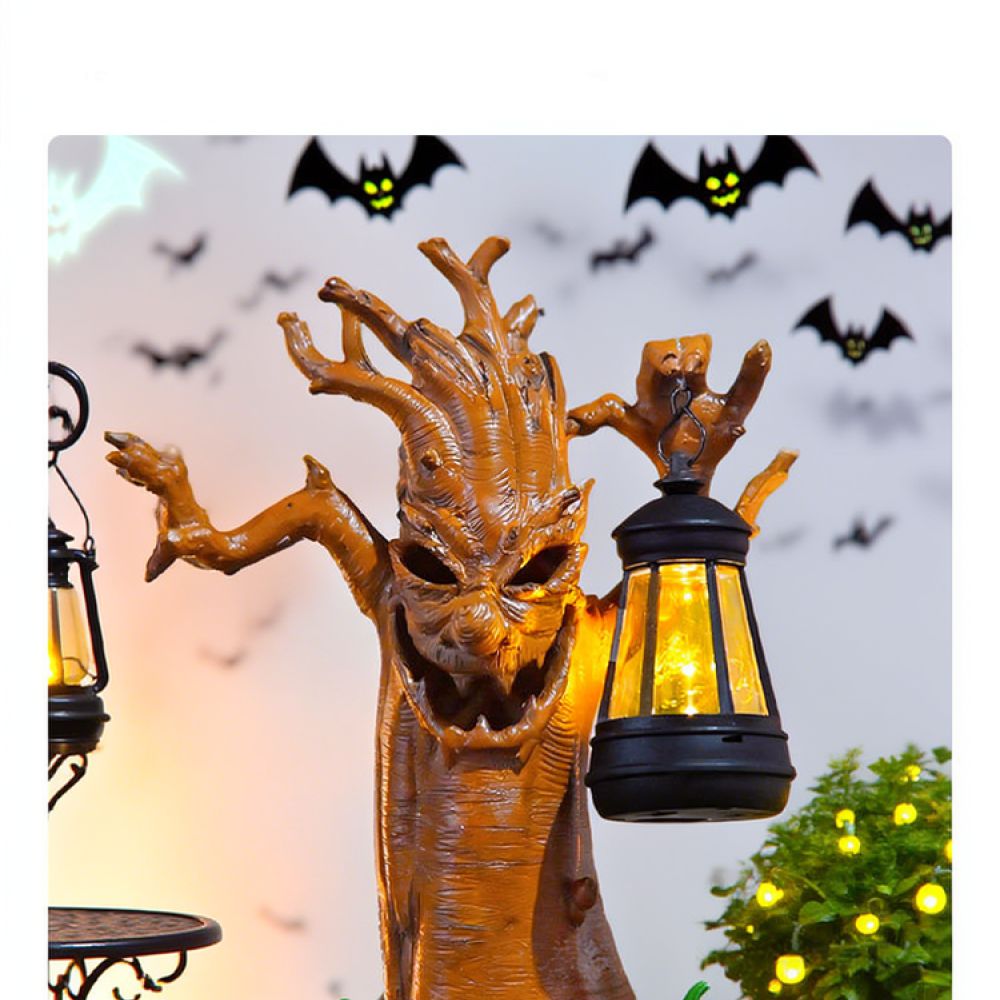 รูปปั้นต้นไม้เรซิ่นพลังงานแสงอ - Outdoor Lighting Yard Ideas บทวิจารณ์และราคา