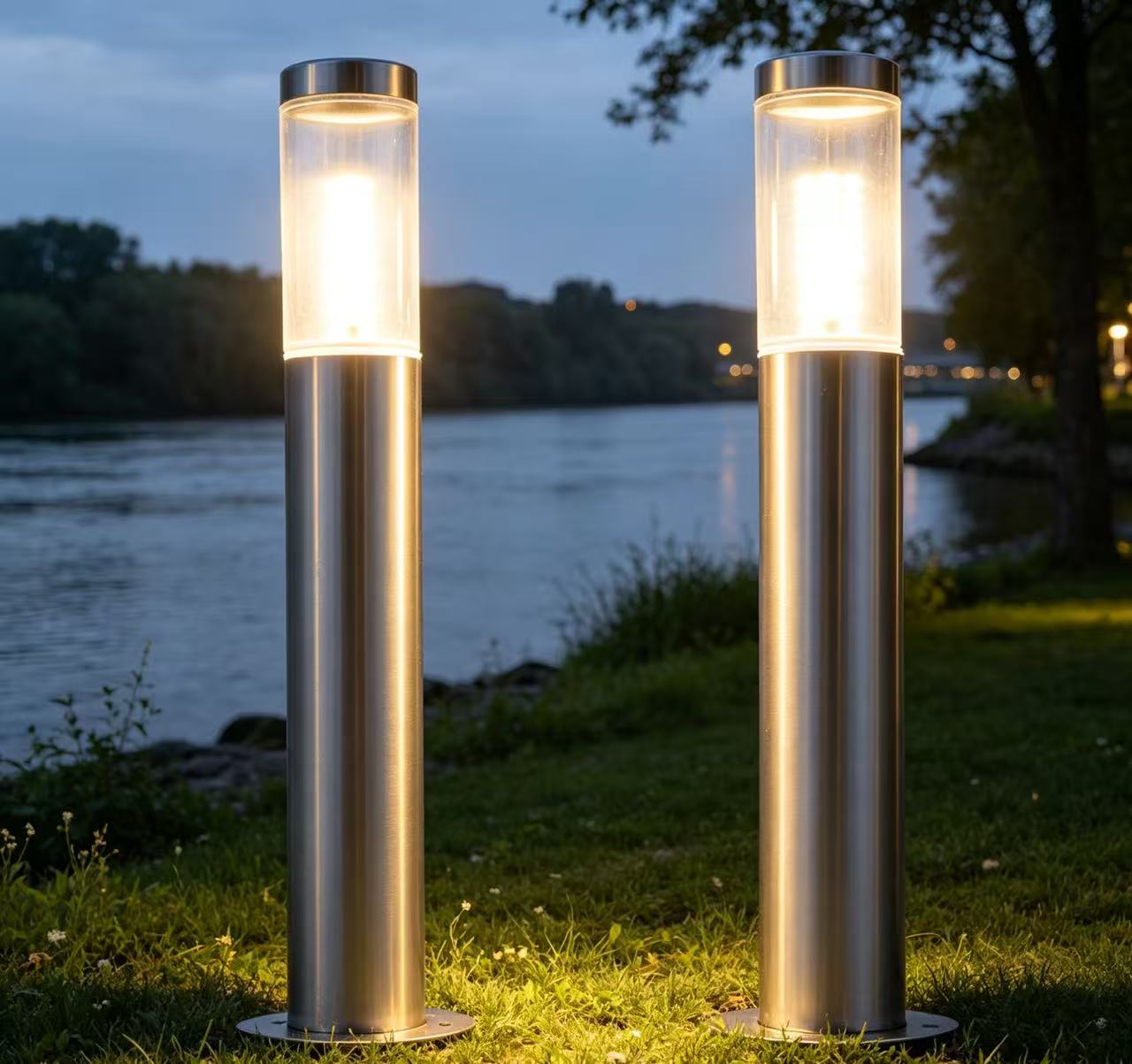 ไฟสนามหญ้า LED กลางแจ้ง สแตนเล - Outdoor Lighting Hardwired บทวิจารณ์และราคา