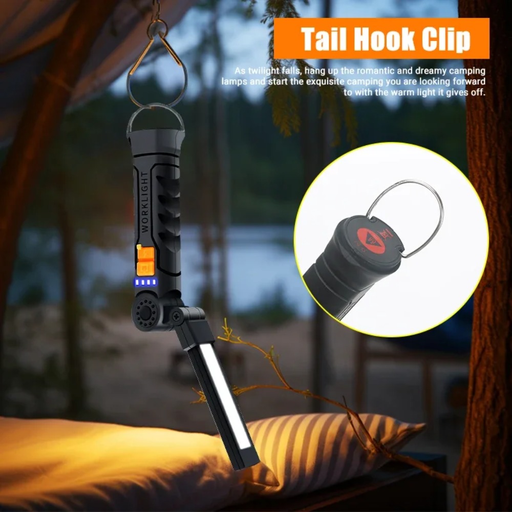 ไฟฉาย LED แบบพกพา COB ไฟฉายแบบ - Outdoor Lighting Unit บทวิจารณ์และราคา