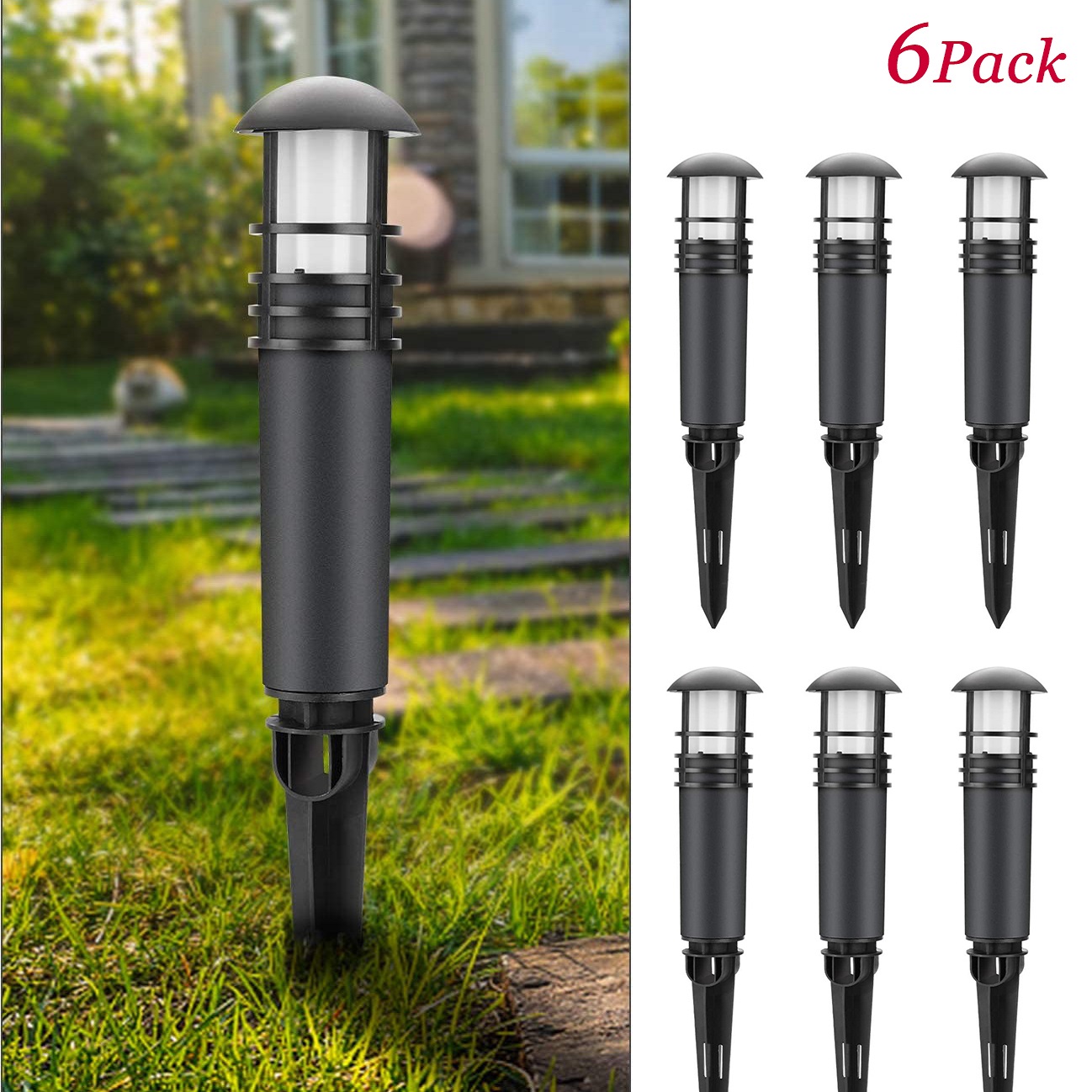 QACA 12V 3W ไฟ LED แรงดันต่ำสำ - Outdoor Lighting Driveway บทวิจารณ์และราคา