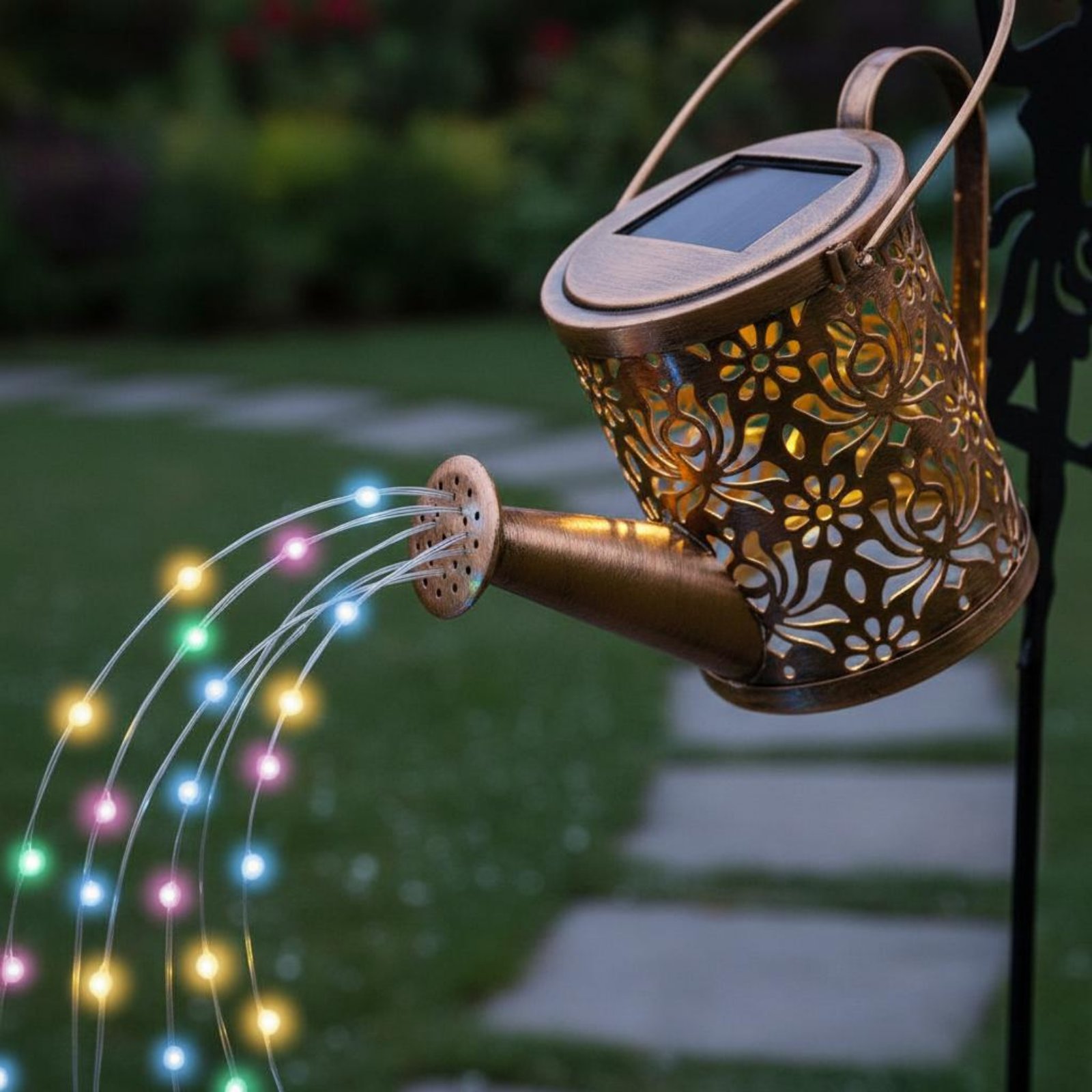 โคมไฟรดน้ำต้นไม้รูปนางฟ้าพลังง - Outdoor Lighting Yard บทวิจารณ์และราคา