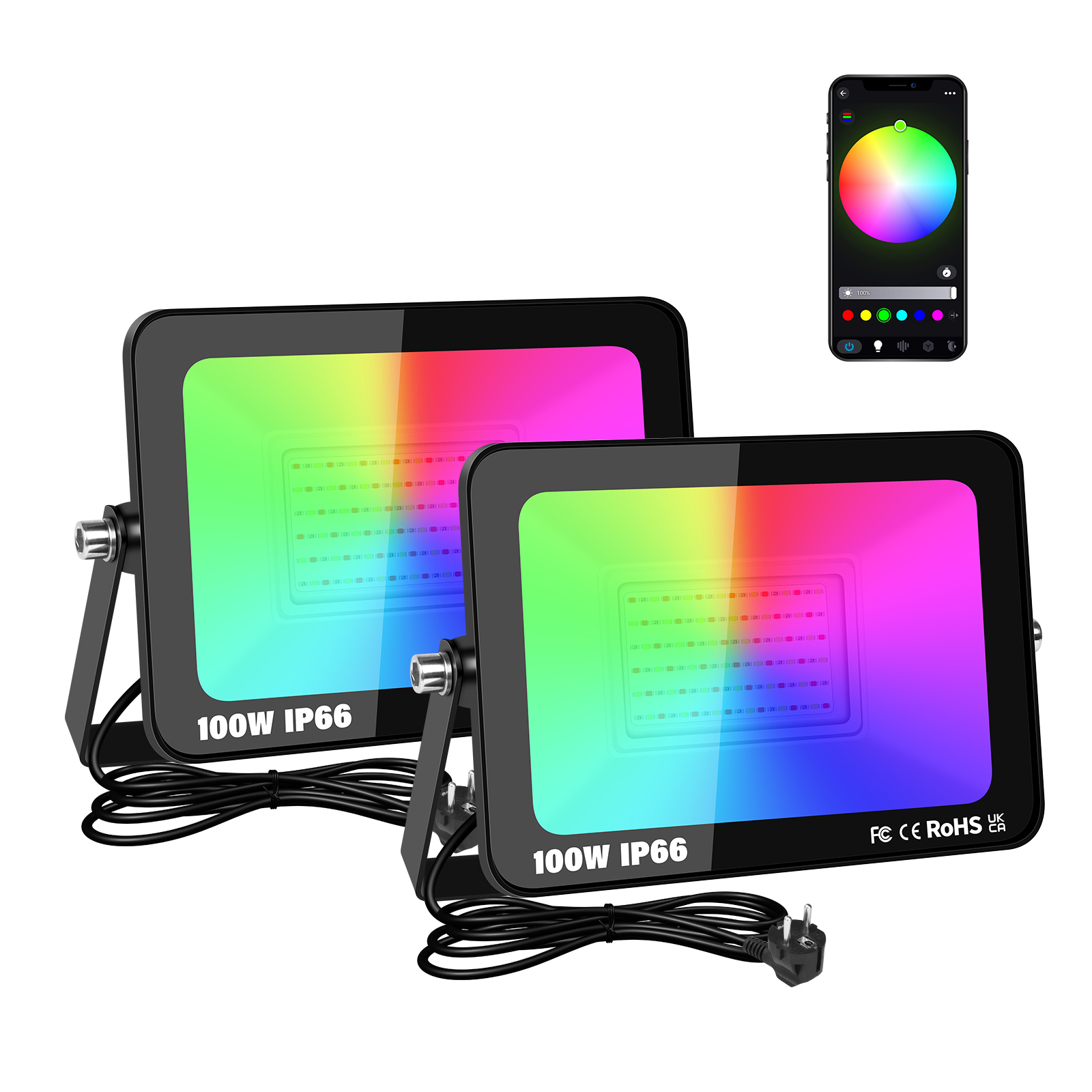 SKYWORLD APP RGB สมาร์ทฟลัดไลท - Outdoor Lighting Zigbee บทวิจารณ์และราคา