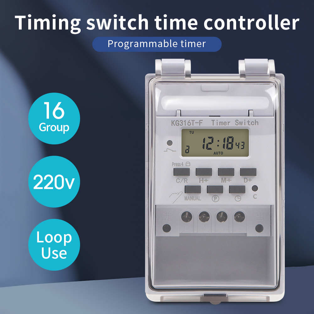 Digital Timer Switch 220V 30A  - Outdoor Lighting Timer Switch บทวิจารณ์และราคา