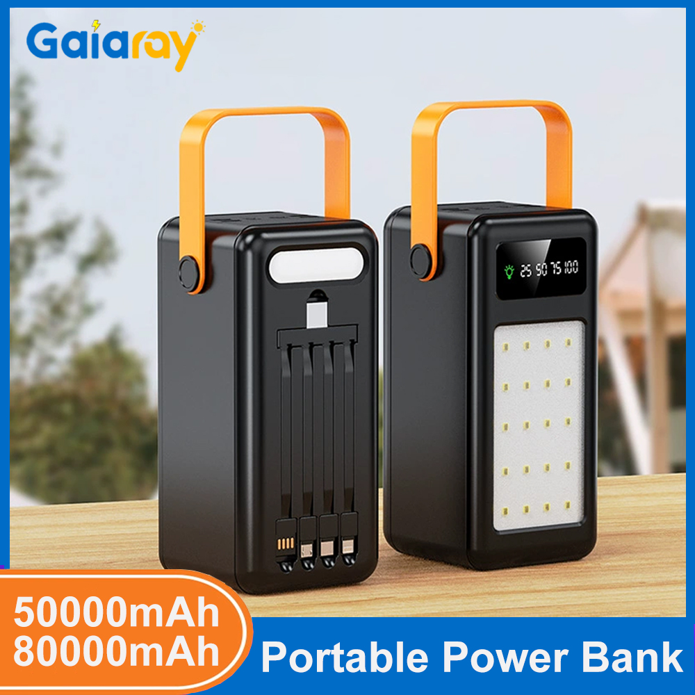 แบตเตอรี่สำรองพกพา 50000mAh 80 - Outdoor Lighting Kits บทวิจารณ์และราคา