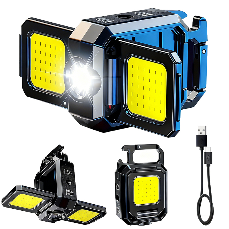 ไฟฉายขนาดเล็กพวงกุญแจไฟ COB ไฟ - Outdoor Lighting Lowes บทวิจารณ์และราคา