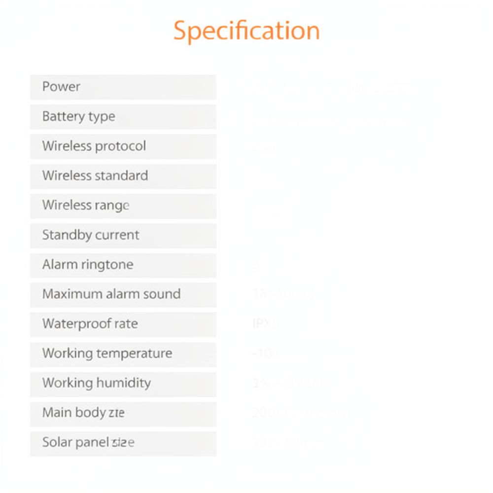 ระบบสัญญาณเตือนภัยโซลาร์ไร้สาย - Outdoor Lighting Zigbee บทวิจารณ์และราคา