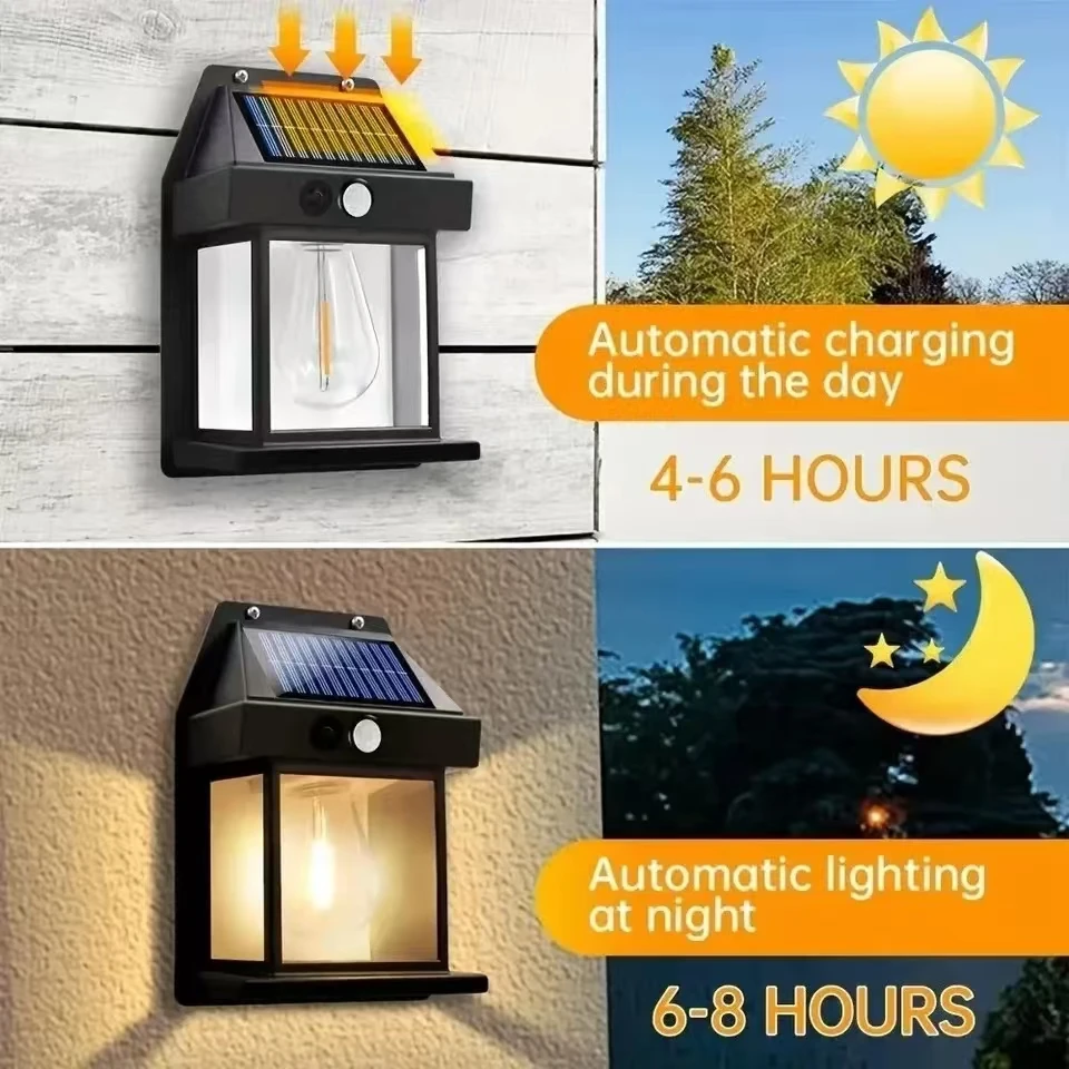 ไฟติดผนังโซลาร์เซลล์แบบทังสเตน - Outdoor Lighting Driveway บทวิจารณ์และราคา
