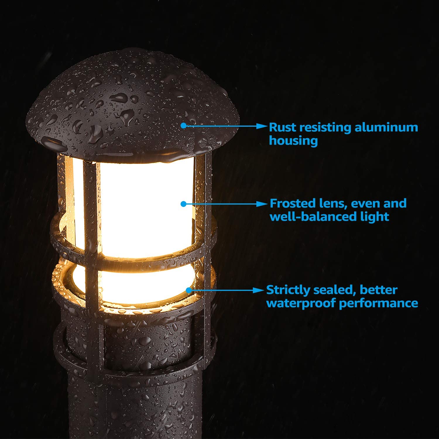 8Pcs LED กลางแจ้งสวนไฟสนามหญ้า - Outdoor Lighting Driveway บทวิจารณ์และราคา