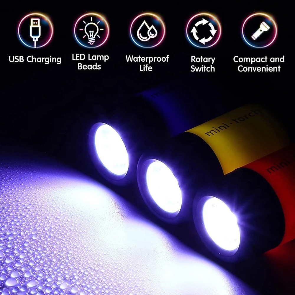 USB ชาร์จไฟได้ ไฟฉายขนาดเล็กสำ - Outdoor Lighting Unit บทวิจารณ์และราคา
