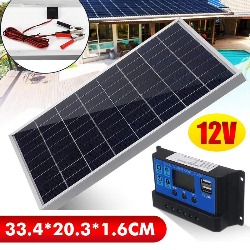ชุดแผงพลังงานแสงอาทิตย์ 50W เค - Outdoor Lighting Kits บทวิจารณ์และราคา