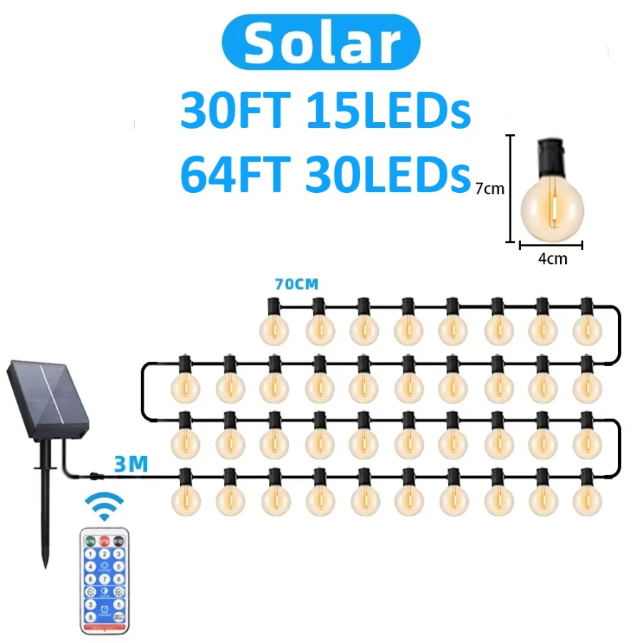 สายไฟ LED สำหรับตกแต่งภายนอก 6 - Lighting Wedding Outdoor บทวิจารณ์และราคา
