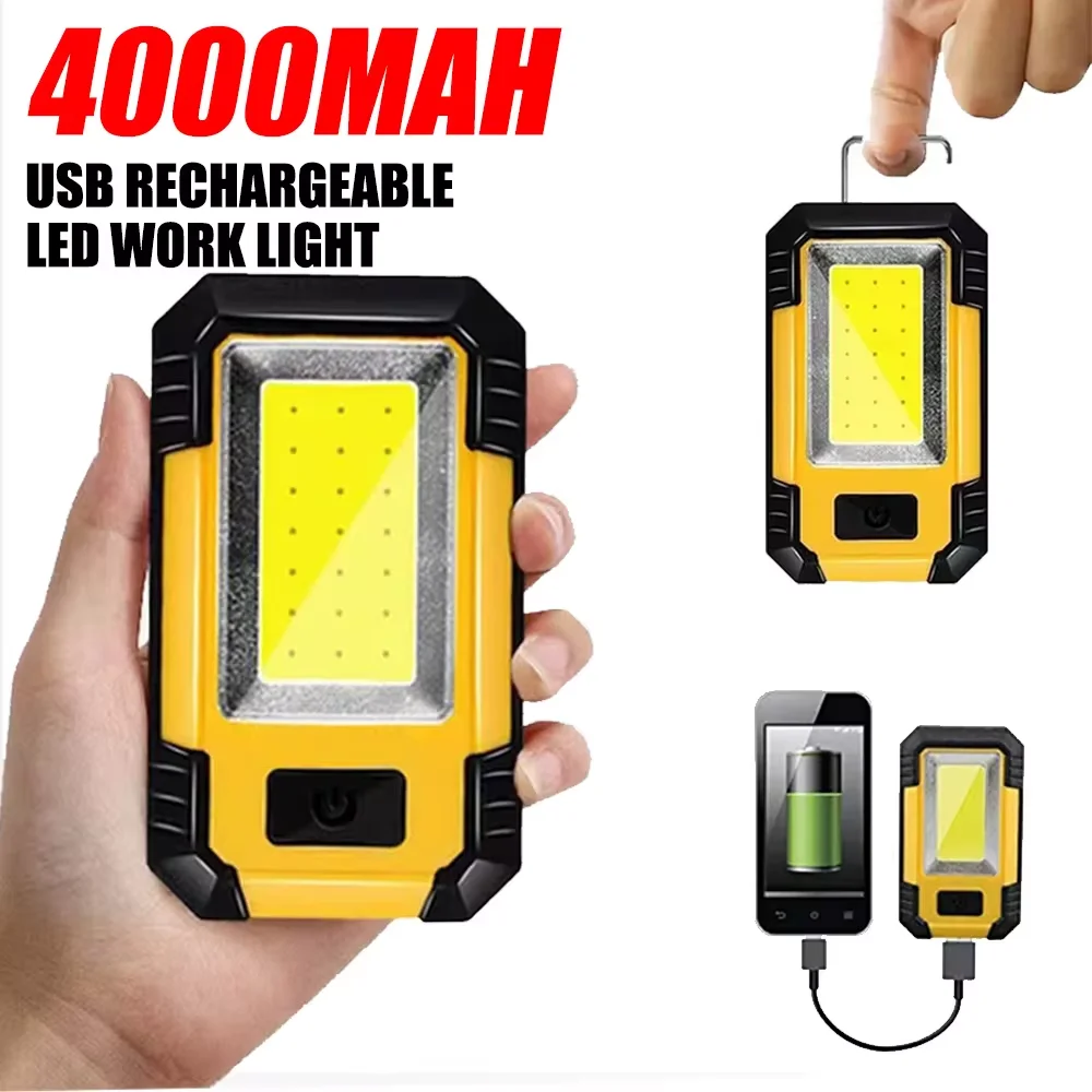 ไฟฉายพกพาแบบชาร์จได้ 4000mAh ค - Outdoor Lighting Unit บทวิจารณ์และราคา