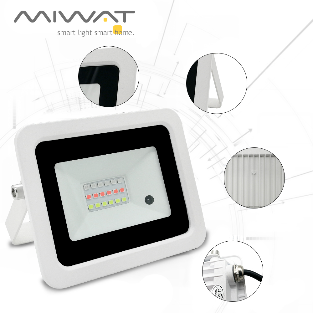 ไฟสาดแสง RGB 100W 50W 30W 20W  - Outdoor Lighting Zigbee บทวิจารณ์และราคา
