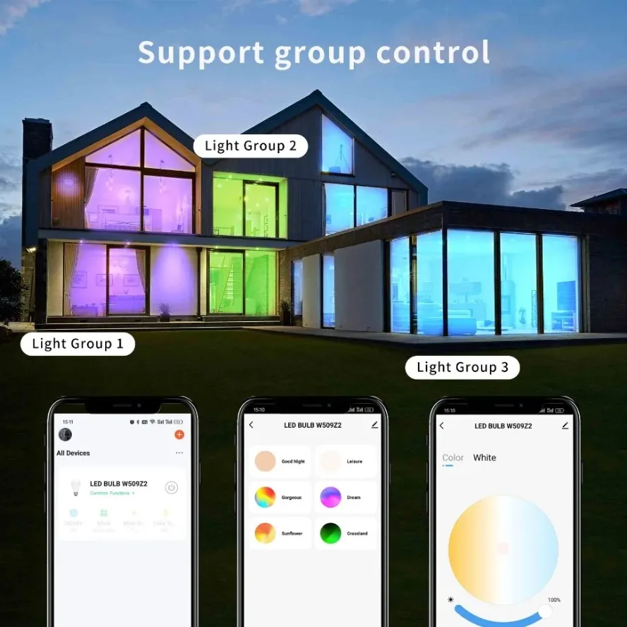 ไฟสปอตไลท์กลางแจ้งแอปอัจฉริยะ  - Outdoor Lighting Zigbee บทวิจารณ์และราคา
