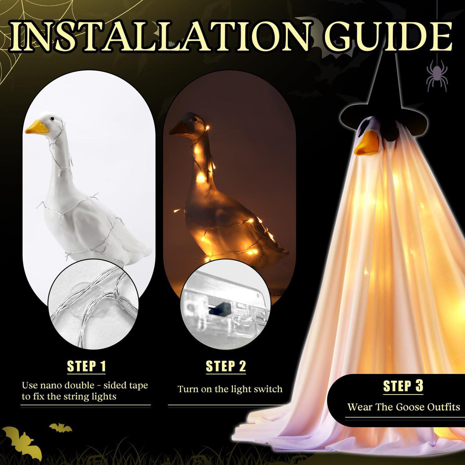 ชุดห่านประดับไฟสำหรับตกแต่งเฉล - Outdoor Lighting Driveway บทวิจารณ์และราคา