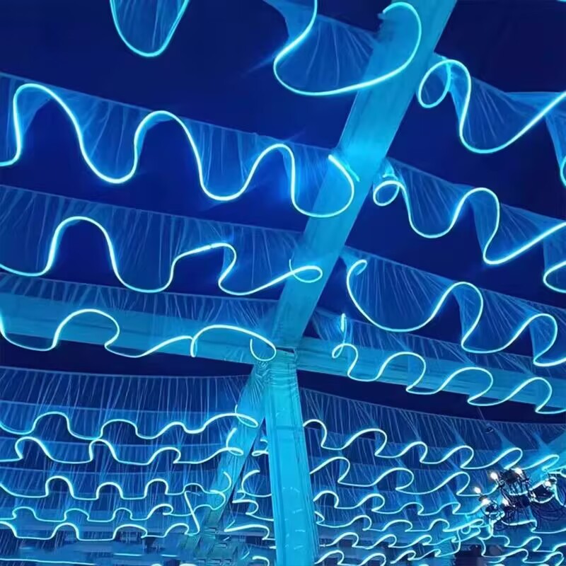 ตกแต่งเพดานงานแต่งงาน ผ้าม่านผ - Lighting Wedding Outdoor บทวิจารณ์และราคา