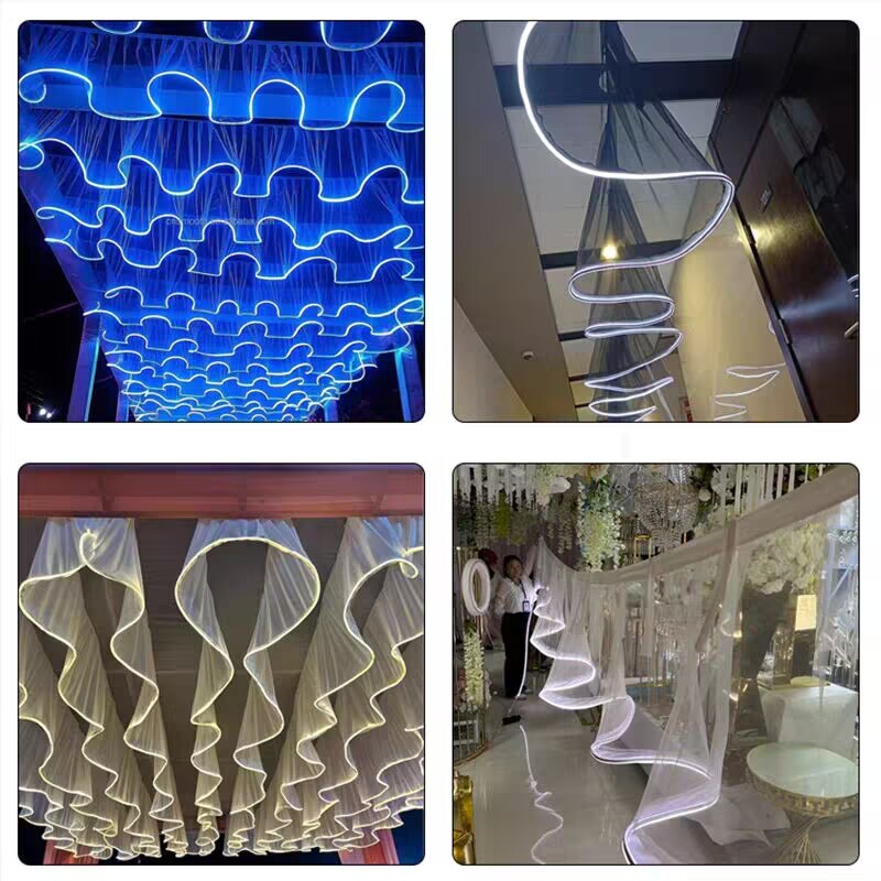 ตกแต่งเพดานงานแต่งงาน ผ้าม่านผ - Lighting Wedding Outdoor บทวิจารณ์และราคา