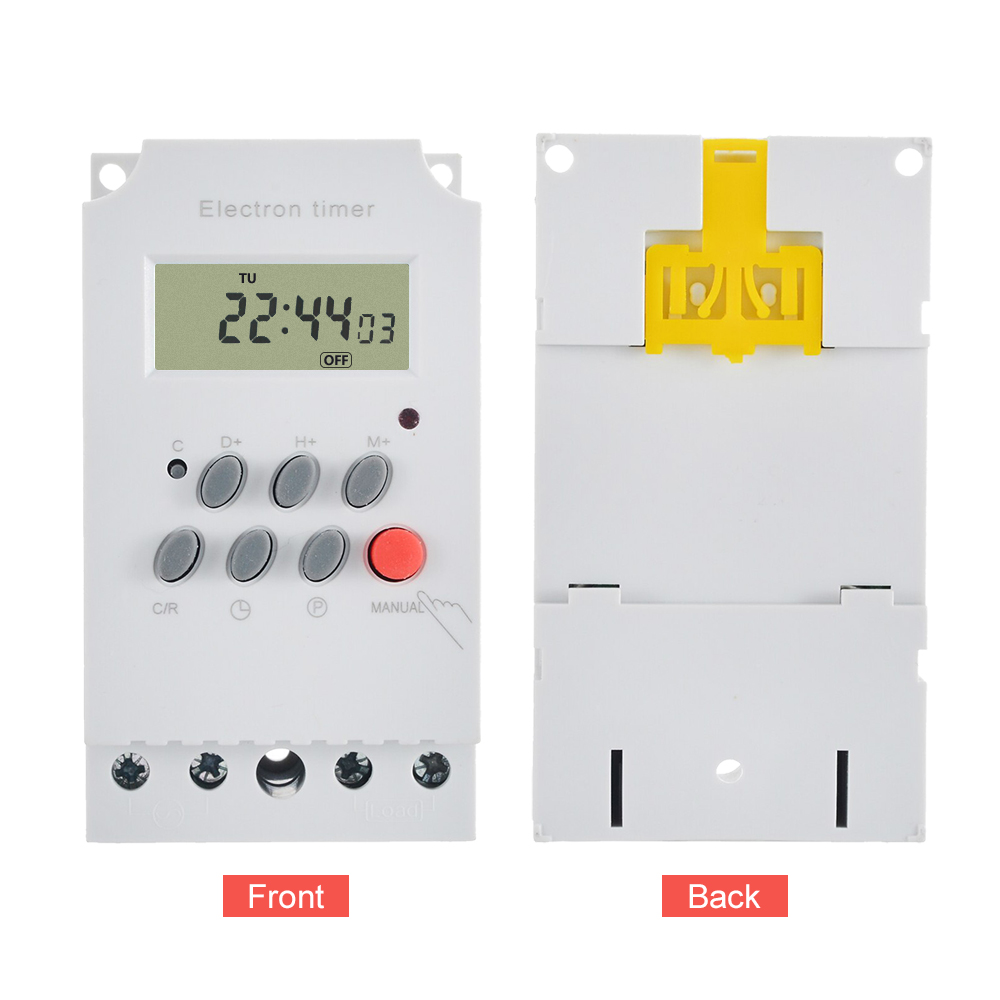 AC 220V 25A Digital Programmab - Outdoor Lighting Timer Switch บทวิจารณ์และราคา