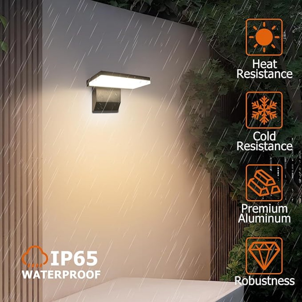 ไฟติดผนังภายนอก 180 °   โคมไฟต - Outdoor Lighting Hardwired บทวิจารณ์และราคา