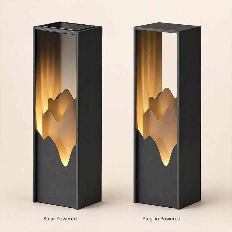โคมไฟสนามกลางแจ้งแบบใช้พลังงาน - Outdoor Lighting Hardwired บทวิจารณ์และราคา