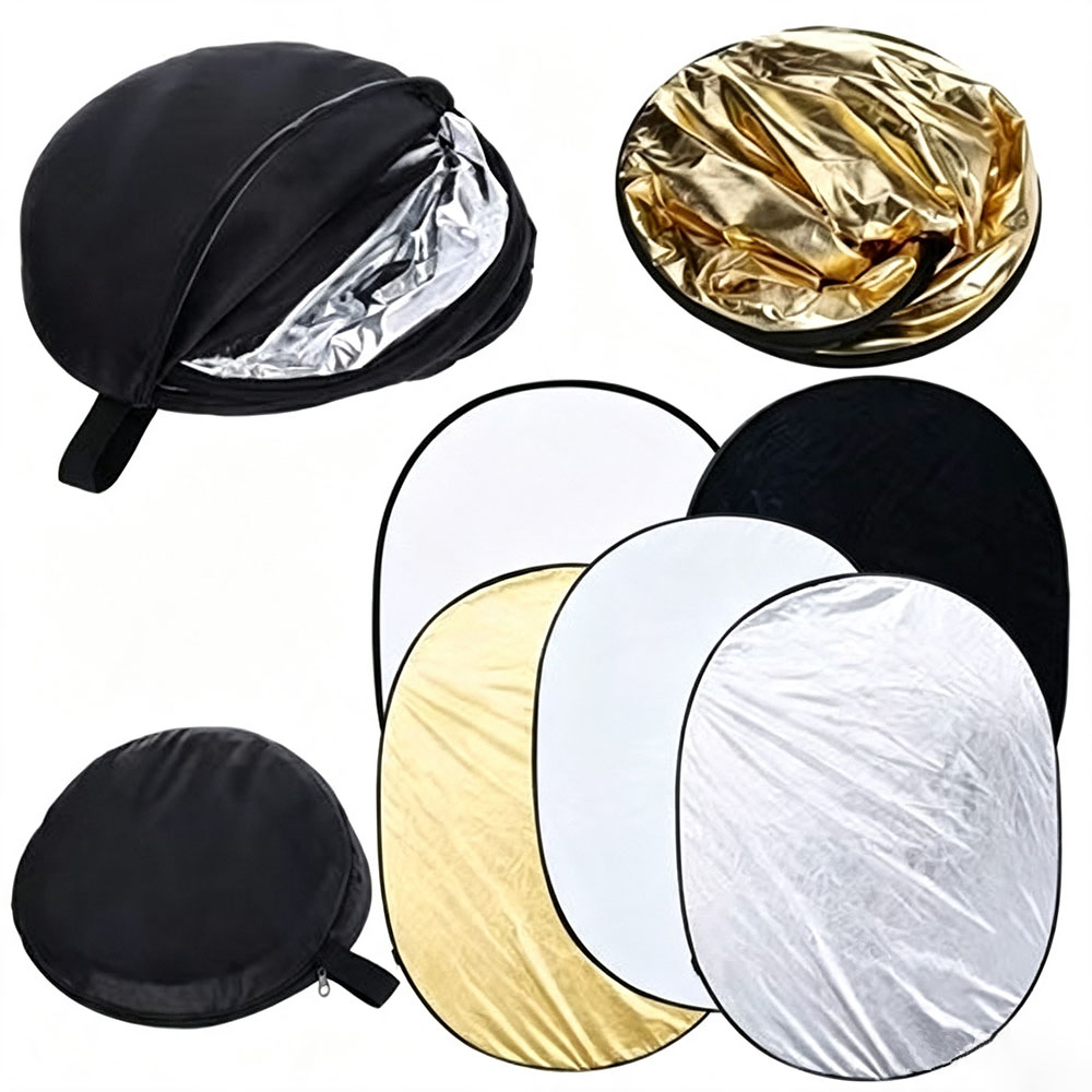 แผ่นสะท้อนแสงแบบพับได้ 5 in 1  - Outdoor Lighting For Photography บทวิจารณ์และราคา