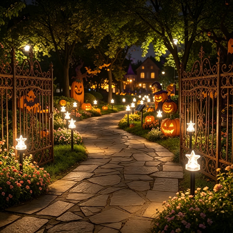 ชุดไฟนำทางรูปดาวห้าแฉกพลังงานแ - Solar Path Light บทวิจารณ์และราคา