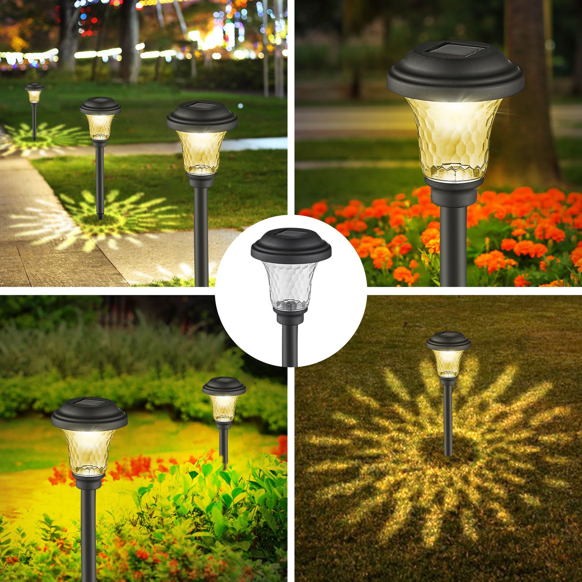 ไฟทางเดินพลังงานแสงอาทิตย์โคมไ - Outdoor Lighting Driveway บทวิจารณ์และราคา