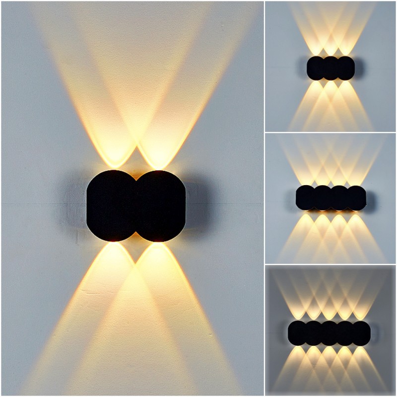 โคมไฟติดผนังอลูมิเนียม LED สำห - Outdoor Lighting Hardwired บทวิจารณ์และราคา