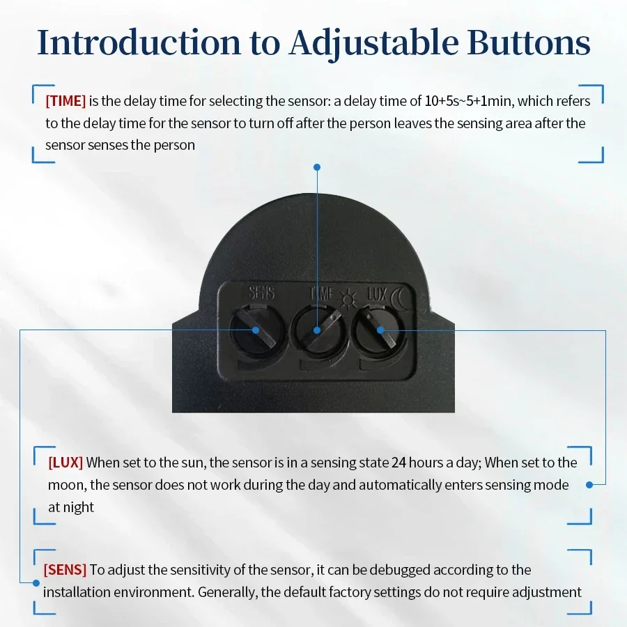 PIR Motion Sensor 220V 110V 12 - Outdoor Lighting Timer Switch บทวิจารณ์และราคา