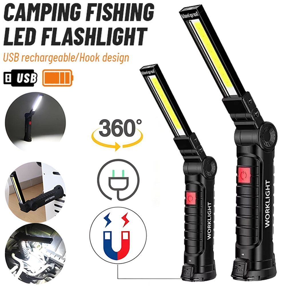 ไฟฉาย LED COB แบบชาร์จไฟได้ผ่า - Outdoor Lighting Unit บทวิจารณ์และราคา