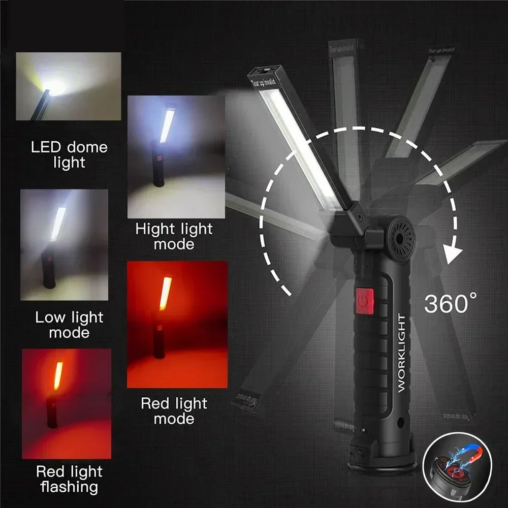 ไฟฉาย LED COB แบบชาร์จไฟได้ผ่า - Outdoor Lighting Unit บทวิจารณ์และราคา