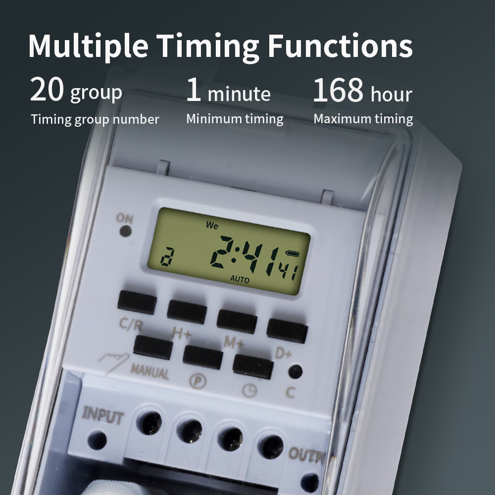 สวิตช์ตั้งเวลา TNCE 30A, กันน้ - Outdoor Lighting Timer Switch บทวิจารณ์และราคา