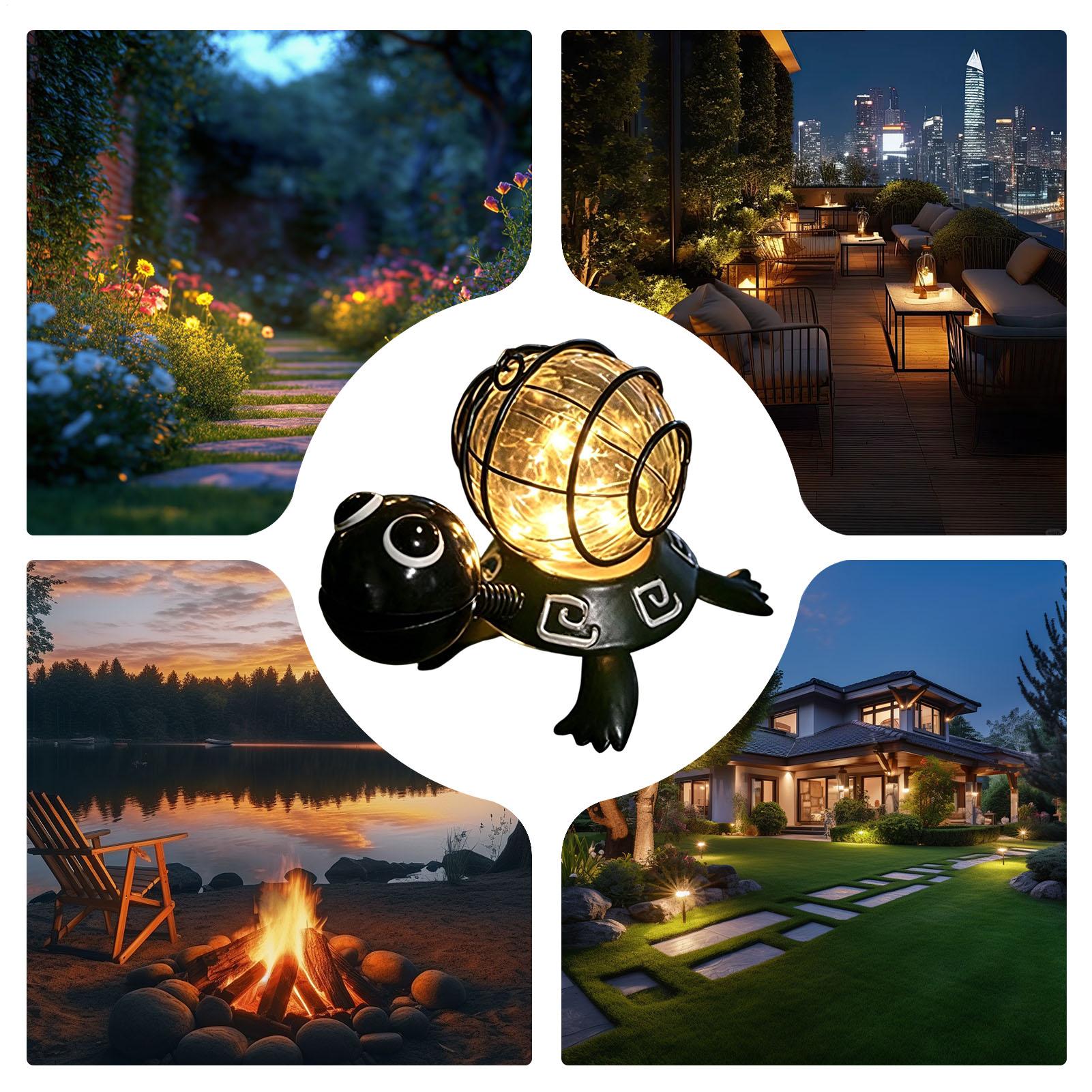 รูปปั้นเต่าพลังงานแสงอาทิตย์ ต - Solar Path Light บทวิจารณ์และราคา